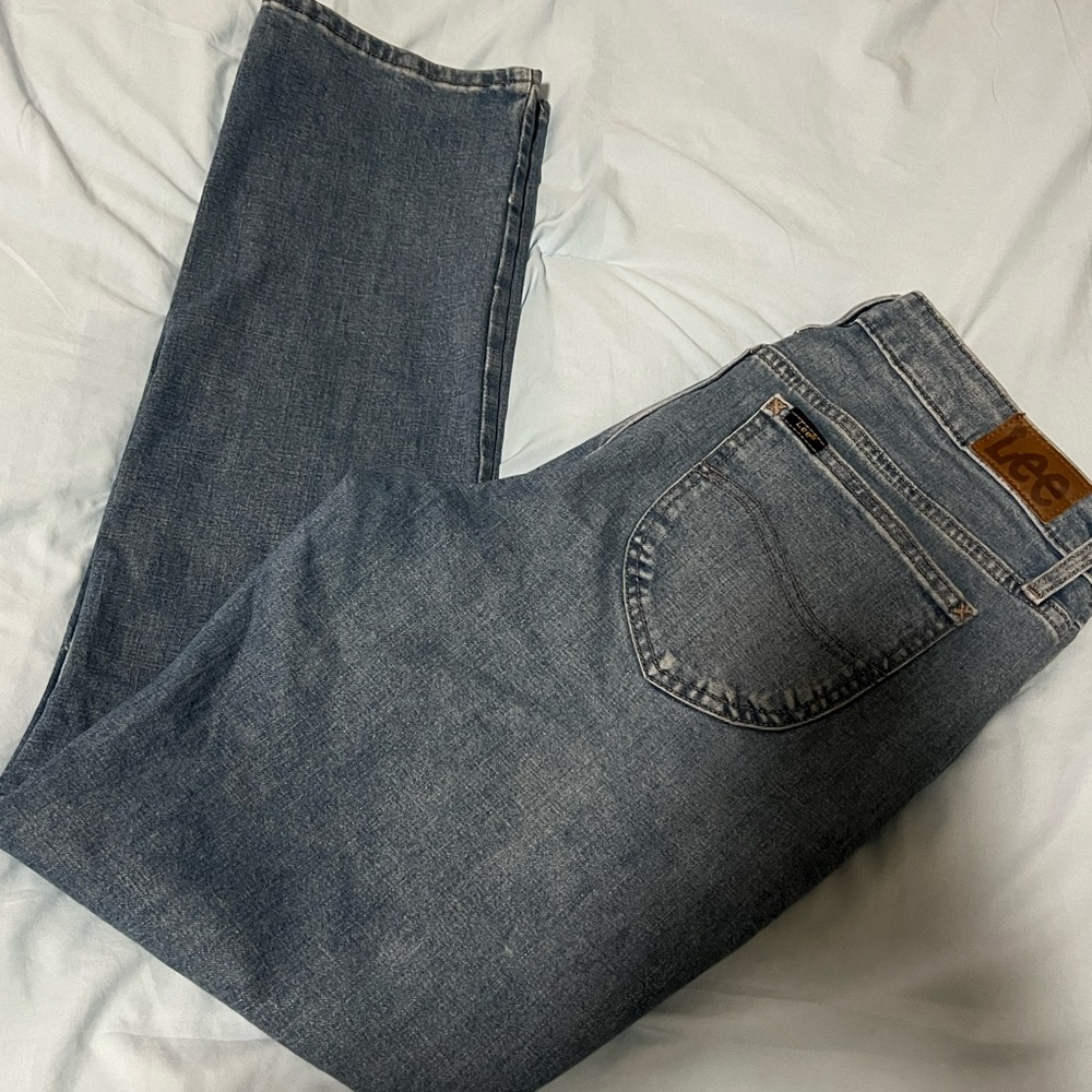 Lee Women's Straight Leg Blue Jeans